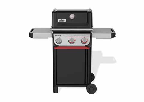 gas grill on white background